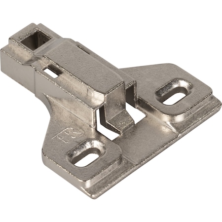 Hardware Resources Heavy Duty 6 mm Non-Cam Adj Zinc Die Cast Plate for 125 Degree 500 Series Euro Hinges 400.3715.75